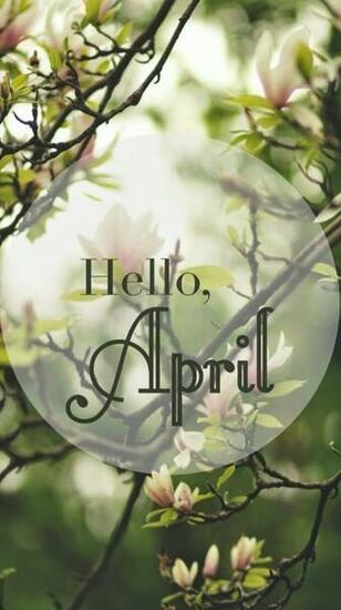 Hello April Spring Wallpaper iPhone Months New