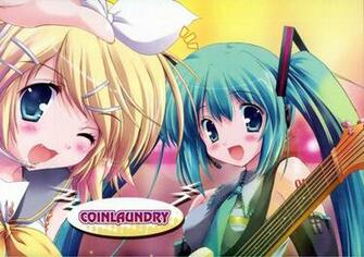Vocaloid Hatsune Miku Kagamine Rin HD Wallpaper