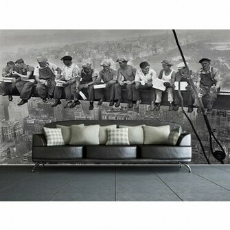 Lunch Atop A Skyscraper Wall Mural 1wall