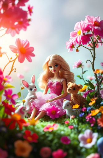 Cute Barbie Doll Wallpaper