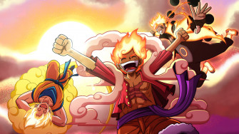 Luffy Gear Goku Naruto Crossover 4k Wallpaper iPhone HD Phone 3791g