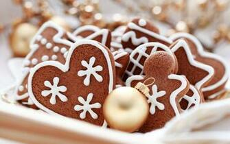 Christmas Cookies Food Wallpaper