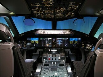 Airplane Cockpit Wallpaper