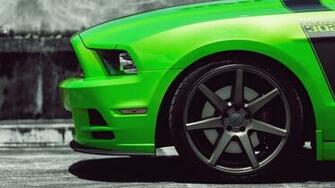 Green Shelby Mustang Desktop Pc And Mac Wallpaper