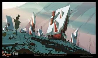 Artstation Klaus Smeerensburg Suburbs Gabriel Gomez In
