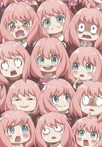 Spy X Family Anya S Different Emotions Wallpaper