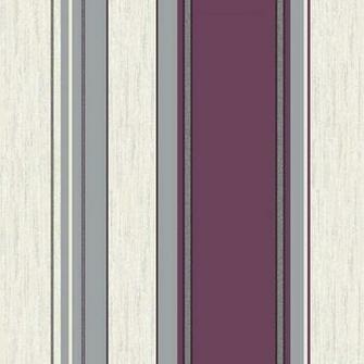 Colour Purple White And Silver Design Style Striped Wallpaper