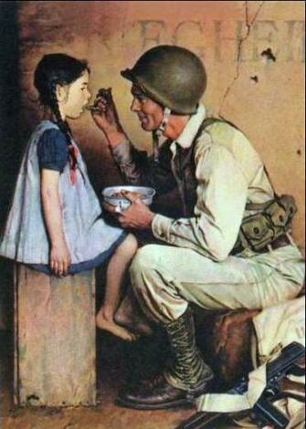 Norman Rockwell Thanksgiving Painting S