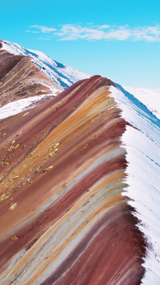 Lookbook Rainbow Mountain Hike Peru Phone Photography Pro