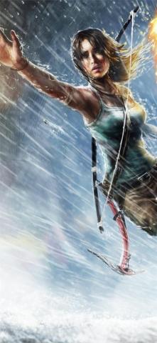 Lara Croft Tomb Raider Art 4k iPhone X Wallpaper