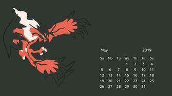 May Desktop Calendar Wallpaper
