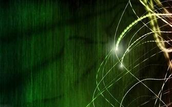 Green Lines And Swirls Wallpaper