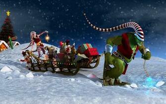 Computer Christmas Wallpaper Grasscloth