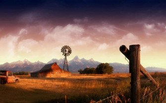Farmhouse Desktop Wallpaper