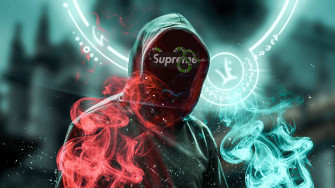 Cool Supreme Red Green Wallpaper Mrwallpaper