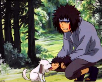 Shippuden Akamaru Kiba Inuzuka Wallpaper