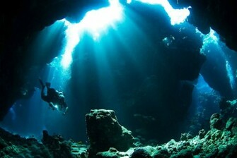 Cave Diving Underwater Wallpaper