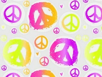 Colorful Peace Signs Wallpaper To Your Cell Phone Coloful