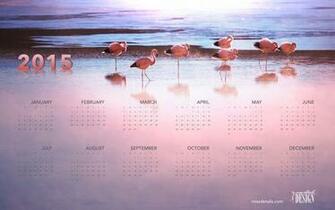 Inspiring Desktop Calendar From Missdetails Flamingos