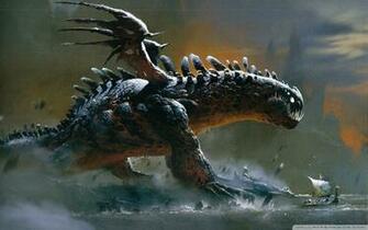 3d Black Dragon Background Wallpaper