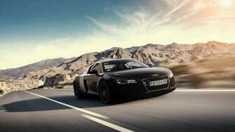 Black Audi R8 Wallpaper Top Background