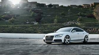 Wallpaper Audi Car White Full HD HDtv FHD