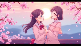 Sweet Couple Anime Wallpaper