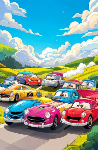 Wallpaper Cars Cartoon