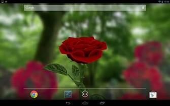 3d Rose Live Wallpaper Screenshot