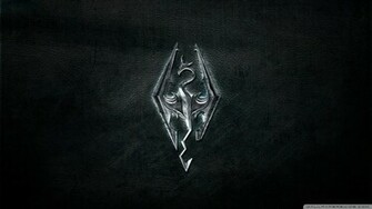 Skyrim Logo Wallpaper