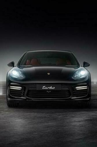 Black Porsche Turbo Wallpaper iPhone