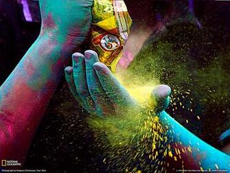 Colored Powder Photo Festival Wallpaper National Geographic
