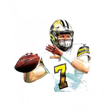 Taysom Hill Digital Art By