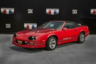 Chevrolet Camaro Z28 Iroc Z Convertible Cars Red Wallpaper