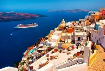 Santorini Greece Wallpaper Gallery Yopriceville High Quality