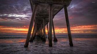 Hermosa Beach Pier Wallpaper World