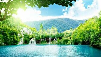 With A Waterfalls Wallpaper And Image Pictures Photos
