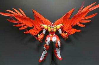 G Work Of The Day Wing Gundam Zero Phoenix Tail Feather Ver
