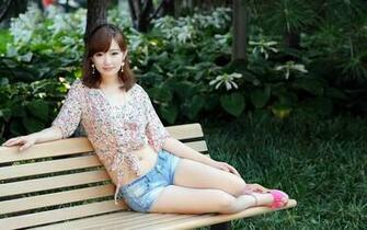 Yellow Skinned Girl In The Park HD Wallpaper More About Beautiful