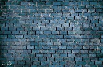 Blue Textured Brick Wall Background Image By Rawpixel