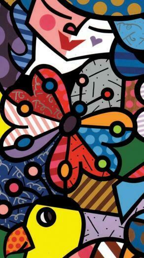 iPhone Wallpaper Desenhos Romero Brito Desenho Floral