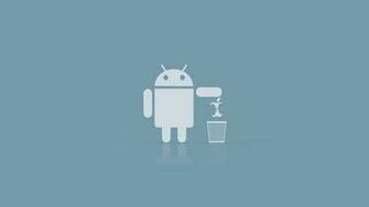 Android Funny Logo Apple HD Wallpaper New