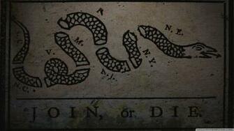 Grunge Join Or Die By Benjamin Franklin 4k HD Desktop
