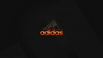 Wallpaper Adidas Logo Orange