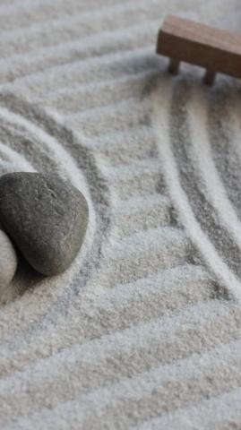 Zen Sand Garden Wallpaper iPhone Android Desktop Background
