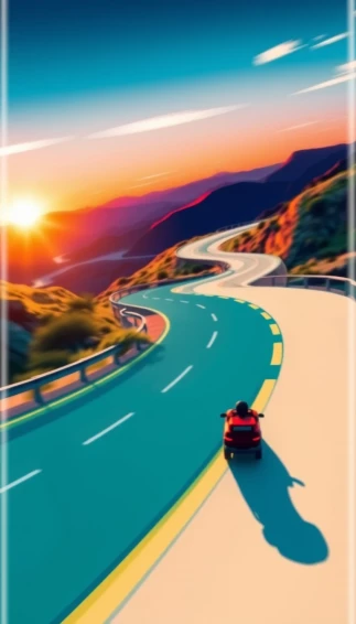 Drive Phone Wallpaper