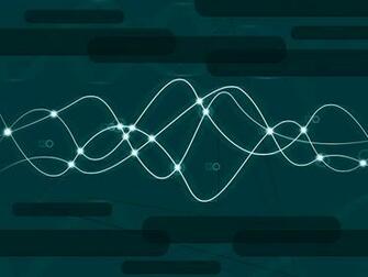 Photo Green Double Helix Background Shows Dna Make Up And