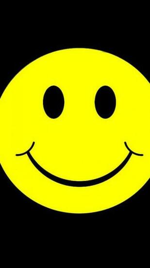 Happy Smiley Face Faces Black Background Acid House Q2cd