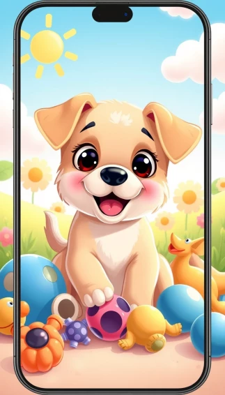 Cute Dog Phone Wallpaper