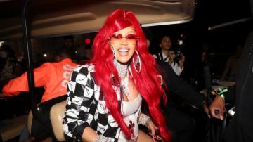 Cardi B Just Debuted A New Eyebrow Piercing At Paris Fashion Week